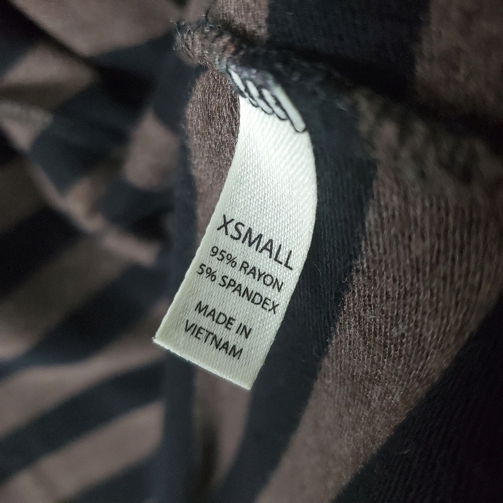 Soma | striped draped open cardigan XS - Picture 5 of 5